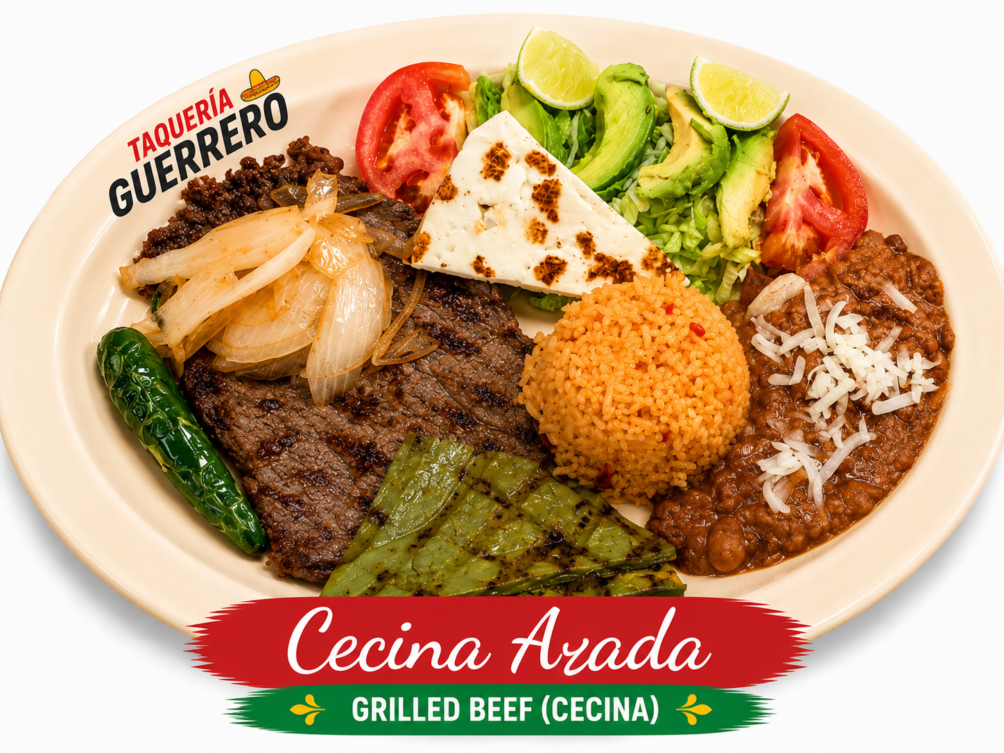 Cecina Asada de Taquería Guerrero